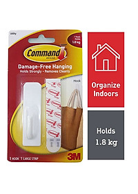 Móc Treo Tường Kiểu Vuông Command 1,8kg