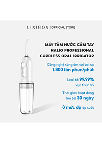 Máy Tăm Nước Halio Professional Cordless Oral Irrigator Công Nghệ Sóng Âm Cho Răng Niềng