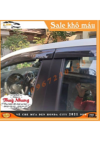 Vè che mưa đen dành cho Thái dày Honda City 2021 bộ 4 cánh nhiều người tin dùng đảm bảo chất lượng