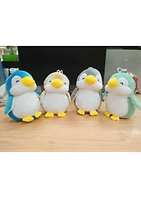 Gấu Bông Chim Cánh Cụt Siêu Mềm Siêu Dễ Thương Cho Bé Và Bạn Gái (20cm--->35cm) Tặng Kèm 1 Móc Khoá Dapu Đính Đá Xinh Xắn Như Hình