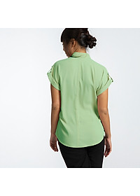 Áo Túi Hộp Áo Sơ Mi Nữ Áo Kiểu Đẹp Thời trang thiết kế Hity TOP106 (Xanh Bọt Biển)