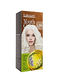 Đồng Ánh Vàng - Combo 2 Kem Nhuộm Tóc Màu Thời Trang Lavox Youth&Color L13 Đồng Ánh Vàng + L24 Nâng Tông Màu (Sử Dụng Màu L24 Để Nâng Tông Màu Tóc Trước Khi Nhuộm Màu L13 Đồng Ánh Vàng)