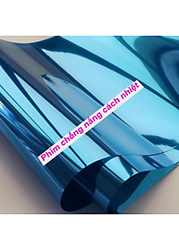 DECAL DÁN KÍNH CHỐNG NẮNG CÁCH NHIỆT XANH DƯƠNG(CUÔN 3M)