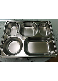 khay cơm GORILLA inox cao cấp 4 ngăn, 5 ngăn loại Trung