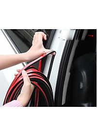 Gioăng Cao Su Chữ D Cho Ô Tô Chống Ồn, Chống Bụi Bẩn gắn cánh cửa xe ô tô kích thước rộng 14mm đóng cửa êm ái