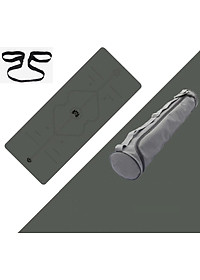 Thảm Yoga Cao Su Định Tuyến PU (Tặng kèm Túi đựng Thảm Và Dây Buộc Thảm)