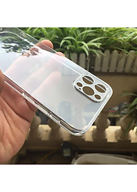 Ốp lưng silicon Gor cho Apple iPhone 12 Pro 6.1 inch siêu mỏng, có gờ bảo vệ camera- Hàng nhập khẩu