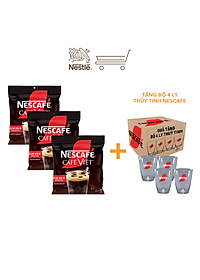 [Tặng Ca đá 900ML] Combo 3 Bịch Cà phê Hòa tan NESCAFÉ CAFÉ VIỆT 35 gói Vị Mạnh đặc trưng
