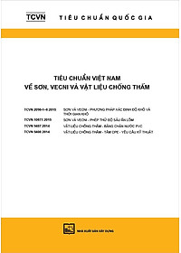 Download sách Tiêu chuẩn Việt nam về Sơn, vecni và vật liệu chống thâm (TCVN 2096 - 1-6 : 2015; TCVN 10671 : 2015; TCVN 9407 : 2014; TCVN 9408 : 2014)