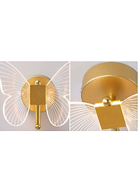 Đèn tường LED hình con bướm độc đáo trang trí nội thất hiện đại - 3 chế độ ánh sáng [ẢNH VIDEO THẬT 100%]