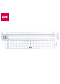 Bàn cắt giấy khổ A4 mini Deli tiện lợi - cắt được giấy 300gsm - có thể điều chỉnh kích thước - an toàn khi sử dụng - 14251