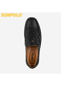 Giày Lười Nam Da Bò SUNPOLO SUS511 (Đen, Nâu)
