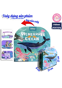 Đồ chơi xếp hình Mideer Puzzle MD3110 - Valy xếp hình Đại dương tuyệt diệu - 104 mảnh ghép