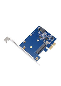 Bộ Chuyển Đổi Điều Khiển Thẻ Mở Rộng Kết Hợp PCIe Sang MSATA & SATA3.0 Cho Máy Tính Để Bàn