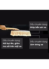 Đầu chổi thay thế cho chổi lau ô tô, có tầm dầu chuyên dụng, quét bụi, bảo vệ sơn xe TÂM LUÂN Chổi lau tẩm dầu - Hàng chính hãng