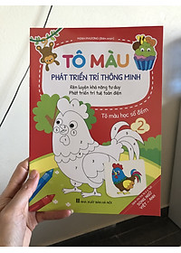 Bộ 8 cuốn Tô Màu Phát Triển Trí Thông Minh Dành Cho Bé 2-6 tuổi Song Ngữ Việt Anh Rèn Luyện Khả Năng Tư Duy Phát Triển Trí Tuệ Toàn Diện