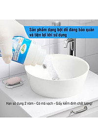 Bột thông cống cực mạnh HGO SUPER bột thông bồn cầu, bồn rửa bát, đường ống, chai 250gram
