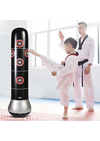 Vỏ Trụ Đấm Bốc Tự Cân Bằng Tặng Kèm Bơm Hơi - Trụ Đấm Bốc Cân Bằng Chính Hãng Amalife