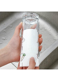 Cuộn giấy lau nhà bếp đa năng 220 tờ màu trắng