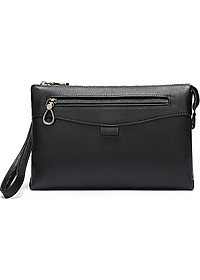 Clutch da bò thật cao cấp BAOHA LEATHER BHM8986 Ví da cầm tay cao cấp.