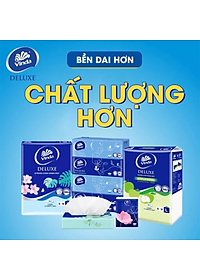 Khăn Giấy Rút Cao Cấp Vinda Deluxe 3 Lớp - L - 110 tờ (4 Gói)