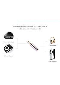 Chuyển đổi audio 2.mm Male to 3.5mm Female VAB-S02 - Hàng chính hãng