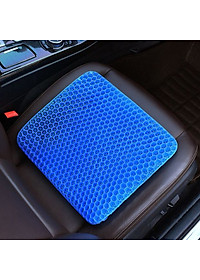 Đệm Ngồi 3D Silicon 2 Lớp Tổ Ong Lót Ghế Thoáng Khí Chống Đau Mỏi Lưng Amalife 