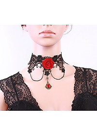 Vòng cổ choker rose King&Queen nổi bật dạ tiệc