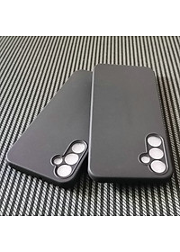 Ốp lưng dành cho SamSung Galaxy A25 dẻo màu đen bảo vệ camera sau, chống bám vân tay - Hàng chính hãng