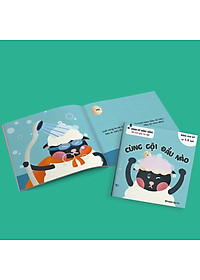 Sách Ehon Kỹ Năng Sống - Để Con Yêu Tự Lập - Cùng Gội Đầu Nào (Sách Dành Cho Trẻ Từ 1.5 - 6 Tuổi)