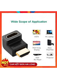Đầu nối HDMI vuông góc 90 độ Ugreen 20110 chính hãng