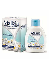 Dung dịch vệ sinh hoa cúc trắng Malizia Delicate Wash Chamomile 200ml tặng kèm móc khóa