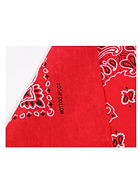 Bộ sưu tập khăn vuông cotton bandana turban XO Vintage BDN01 54x54cm - BDN01.8 Xanh đen