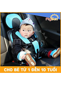 Ghế ngồi ô tô trẻ em giá rẻ có đai an toàn xe hơi cho bé 1 2 3 4 5 đi oto