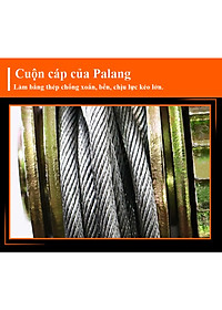Pa Lăng Lắc Cáp (Loại 1 Tấn) - Thiết Bị  Dùng Để Kích Tăng Dây Điện, Cáp Quang Và Viễn Thông - Hàng Chính Hãng