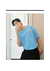 Áo thun ngắn tay không cổ ️Áo thun Stee cúc signature ️ ️chất vải cotton chất mịn tốt PhillipStore