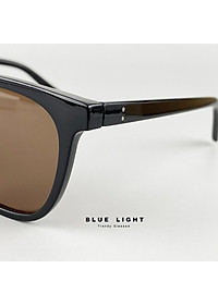 Kính Râm, Kính Mát Nam Nữ Mắt Màu Trà, Vàng, Đen Dáng Mắt Mèo Hàn Quốc - BLUE LIGHT