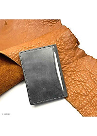 Bóp Da Đựng Thẻ ATM Nhỏ Gọn, Chất Da Pull-Up Mềm Mại, Trẻ Trung - Cá Tính, Thiết Kế Hiện Đại, Nhiều Ngăn Tiện Dụng, Đựng Thẻ Ngân Hàng, Card Danh Thiếp, Căn Cước Công Dân, Hình Lưu Niệm, Dáng Đứng - Gập 2 - Hàng Chính Hãng SAIGIO