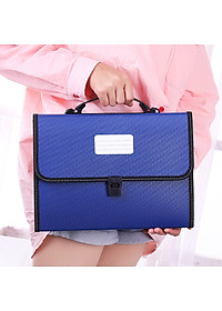 Cặp Đựng Tài Liệu Văn Phòng Phẩm NASI TL1003 nhiều ngăn khổ A4 13 ngăn phân trang tiện lợi tập file đựng lưu trữ hồ sơ văn phòng học sinh sinh viên túi đựng tài liệu nhựa PP cao cấp
