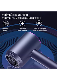 Máy Sấy Tóc 2 Chiều Nóng Lạnh miDoctor Công Suất 2300w, Máy Sấy Tạo Kiểu Sấy Nhanh Khô Chăm Sóc Tóc - Hàng Chính Hãng