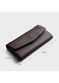 Ví nam da bò Lata ( Thời trang nam - Ví da thật LVN54 )