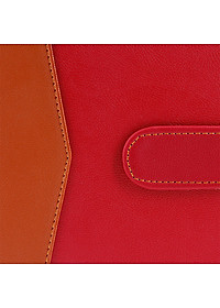 Bóp Sổ 6 Còng Da  Nhỏ  2 Màu (160 Trang) Uyên Loan - Màu Ngẫu Nhiên