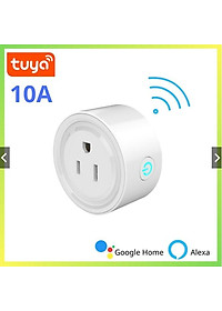 Ổ Cắm Điện Điều Khiển Qua Điện Thoại Thông Minh, App Tuya Hoặc Smart Life, 100V 220V-10A