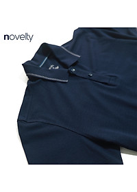 Áo thun nam Polo NOVELTY trơn màu cổ bo 210127N