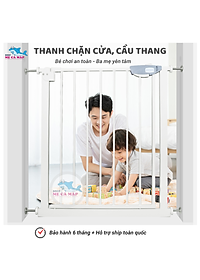 Chặn Cửa Chặn Cầu thang an toàn, chắn cửa dày nặng, thanh chặn cửa cao 79cm bảo vệ bé an toàn