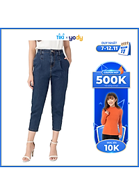 Quần jean nữ ống Baggy YODY phối khuy cạp vừa phong cách Ulzzang Hàn Quốc hai màu cực đẹp – QJN3076