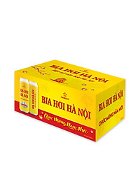 Combo 2 Thùng Bia Hơi Hà Nội - Thùng 24 lon 500ml