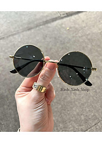 Kính râm trẻ em mắt tròn thầy bói cho bé
