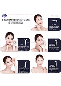 Dụng cụ lăn 3D - V Line massage nâng cơ mặt và body bằng sừng (MH825) day ấn huyệt, làm đẹp da - chăm sóc sức khỏe - HAHANCO
