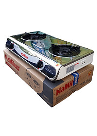 Bếp gas đôi mặt inox Namilux NA-682DSM tặng dây dẫn gas VN Hàng chính hãng